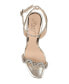 Фото #4 товара Women's Gemma Wavy Ornament Stiletto Evening Sandals