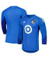 Фото #1 товара Men's Blue Minnesota United FC 2023 Goalkeeper Long Sleeve Replica Jersey