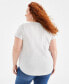 Фото #4 товара Plus Size Graphic T-Shirt, Created for Macy's