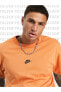 Фото #2 товара Sportswear Premium Essentials T-shirt In Hot Curry Orange Erkek Tişört