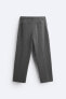 WIDE-FIT PLEATED TROUSERS