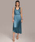 ფოტო #4 პროდუქტის Women's Asymmetrical-Hem Satin Skirt