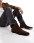 ASOS DESIGN chelsea boots in brown