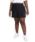 ფოტო #4 პროდუქტის Plus Size Sportswear Club Fleece Mid-Rise Pull-On Shorts