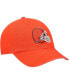 Фото #3 товара Men's x Zubaz Orange Cleveland Browns Undervisor Clean Up Adjustable Hat