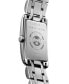 ფოტო #2 პროდუქტის Women's Swiss Automatic DolceVita Diamond (1/2 ct. t.w.) Stainless Steel Bracelet Watch 23x37mm
