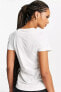 Фото #2 товара Dri-Fit One Slim Fit Kesim Beyaz Kadın Spor Tişört