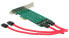 Фото #1 товара Delock 2x 67-pin M.2 key B - 2x SATA 7-pin - PCIe - SATA - Low-profile - PCIe 1.1 - PC - 0.5 m