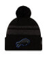 Men's Black Buffalo Bills Dispatch Cuffed Knit Hat with Pom