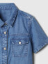 Kids Cargo Denim Shirtdress XL - фото #3