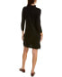 Фото #2 товара Forte Cashmere Ruffle Neck Cashmere Sweaterdress Women's Black S