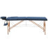 Фото #5 товара Stół łóżko do masażu drewniane przenośne składane Toulouse Blue do 227 kg niebieskie