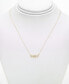 Фото #2 товара Macy's diamond MOM 18" Pendant Necklace (1/10 ct. t.w.) in 10k Gold