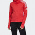 Фото #4 товара adidas 三条纹字母印花 含拇指洞连帽夹克 女款 红色 / Куртка Adidas Featured Jacket FL1958