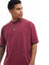 ASOS DESIGN oversized t-shirt in burgundy wash