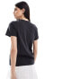 Wrangler chest logo t-shirt in faded black