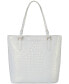 Ezra Melbourne Large Embossed Leather Tote