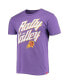 ფოტო #3 პროდუქტის Unisex Purple Phoenix Suns Rally The Valley Davis T-shirt