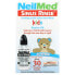 NeilMed, Kids, SinuRinse, успокаивающее средство для полоскания носа с мягким солевым раствором, полностью натуральное, для детей от 4 лет, набор из 2 предметов