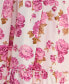 ფოტო #4 პროდუქტის Juniors' Printed Pleat-Front Smocked-Back Dress