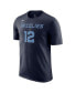 ფოტო #3 პროდუქტის Men's Ja Morant Navy Memphis Grizzlies Icon 2022/23 Name and Number Performance T-shirt