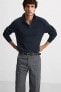 PURL KNIT POLO SHIRT