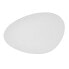 Snack tray Bidasoa Fosil White Ceramic Aluminium Oxide Oval 39,1 x 26,3 x 3,4 cm (4 Units)