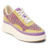Фото #3 товара COCONUTS by Matisse Go To Platform Lace Up Womens Purple, Yellow Sneakers Casua