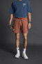 Faded jogging bermuda shorts