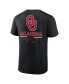 Men's Black Oklahoma Sooners Game Day 2-Hit T-shirt