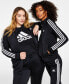 ფოტო #1 პროდუქტის Women's 3-Stripe Tricot Track Jacket, XS-4X