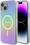 Guess Guess GUHMP15SHITSU iPhone 15 6.1" fioletowy/purple hardcase IML Iridescent MagSafe