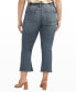 ფოტო #2 პროდუქტის Plus Size Suki Mid Rise Curvy Fit Flare Jeans