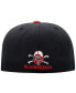 Men's Black, Scarlet Nebraska Huskers Team Color Two-Tone Fitted Hat