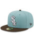 Фото #3 товара Men's Light Blue, Brown Chicago White Sox 2005 World Series Beach Kiss 59FIFTY Fitted Hat