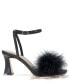 Фото #1 товара Women's Relby Feathered High-Heel Two-Piece Dress Sandals