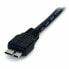 Универсальный кабель USB-MicroUSB Startech USB3AUB50CMB Чёрный