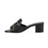 Фото #3 товара VANELi Oksana Slide Womens Black Dress Sandals OKSANA-312632