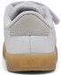 Фото #2 товара Toddler Girls VL Court 3.0 Fastening Strap Casual Sneakers from Finish Line