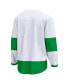 Фото #2 товара Branded Men's White Toronto Maple Leafs St. Patricks Alternate Premier Breakaway Jersey