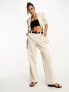 Фото #2 товара NA-KD co-ord tailored trousers in beige