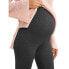 Фото #2 товара Oh! Mamma Capri Maternity Leggings Womens Size XL Charcoal Cotton Two Over Belly