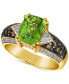 Фото #1 товара Кольцо Le Vian Green Apple Peridot & Diamond