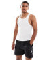 Фото #1 товара ASOS 4505 slim fit seamless rib racer front vest in white