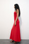 Фото #2 товара Платье в бельевом стиле с драпировкой ZARA