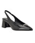 ფოტო #1 პროდუქტის Women's Zanda Slingback Pointed Toe Block Heel Sandals