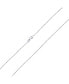 ფოტო #1 პროდუქტის Unisex Ultra Thin 018 Gauge 0.5MM Thin Real 14K Yellow White Rose Gold Rolo Curb Cable Chain Necklace For Women Made In Italy 14 Inch