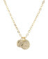 Фото #1 товара The Adventurer Double Gold Coin Necklace