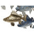 Настенный декор Home ESPRIT Синий Позолоченный Средиземноморье Рыбы 118 x 6,5 x 58 cm