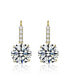 Classic Elegant Basket-Set Drop Leaver Back Earrings